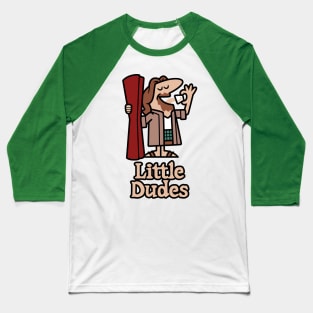 Little Dudes Pizza Baseball T-Shirt